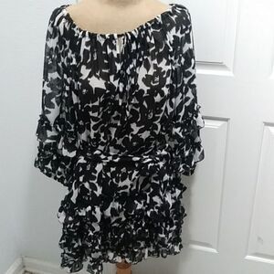 EUC Bazaar Belted Dress